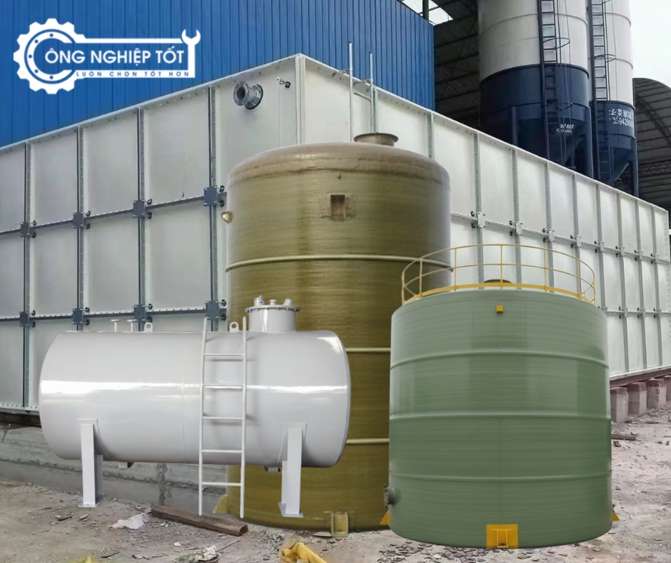 Các loại bồn nước công nghiệp tại Công nghiệp tốt